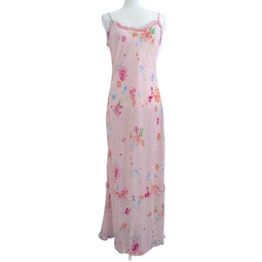 Vintage 90s Floral Maxi Slip